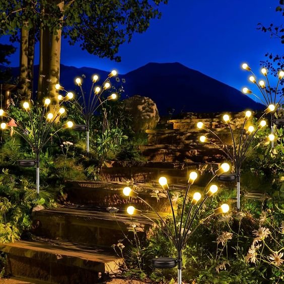 Enchanting Solar Fairy Lights for Magical Spaces: gardenhomedecor.com